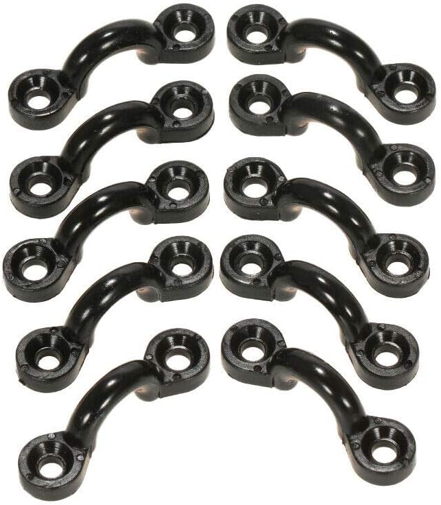 10pcs Nylon Pad Eye Straps Bimini Top Strap,Deck Loops, Kayak Anchor Boat Mount, Fitting Canoe Deck Sailing Rigging seakayak Tie - Image 1
