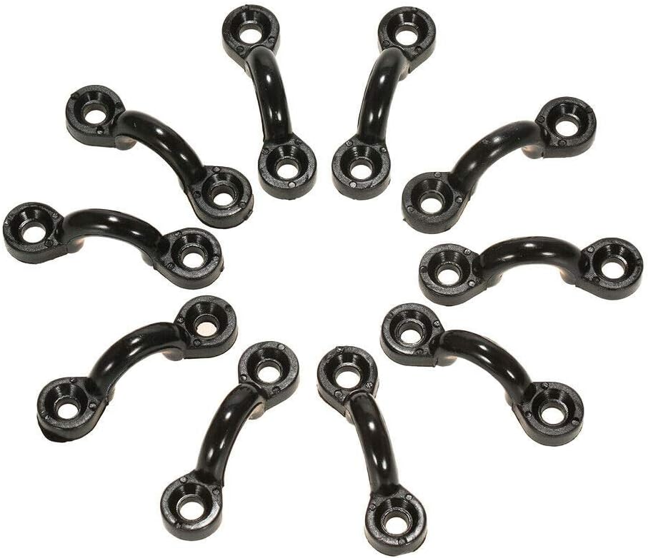 10pcs Nylon Pad Eye Straps Bimini Top Strap,Deck Loops, Kayak Anchor Boat Mount, Fitting Canoe Deck Sailing Rigging seakayak Tie - Image 2