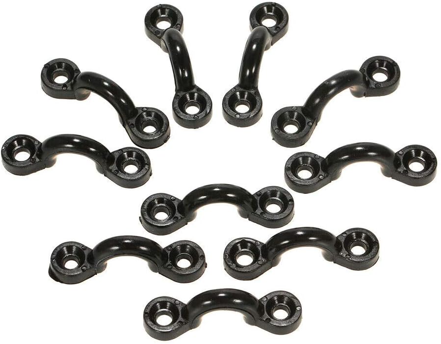 10pcs Nylon Pad Eye Straps Bimini Top Strap,Deck Loops, Kayak Anchor Boat Mount, Fitting Canoe Deck Sailing Rigging seakayak Tie - Image 3