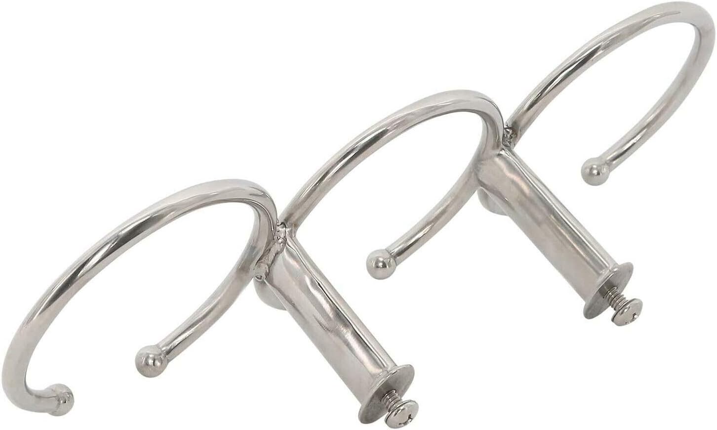 Boat Triple Ring Cup Drink Holder, Stainless Steel 316 Holder Polished for Yacht Truck Car Apartment RV- Open Design (1pcs) - Image 4