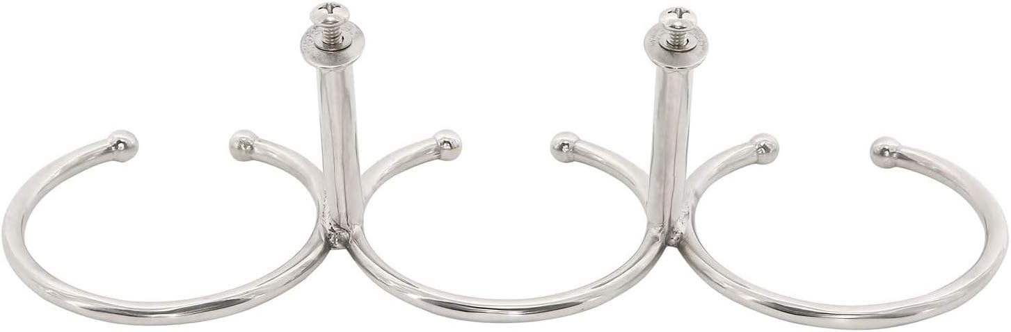 Boat Triple Ring Cup Drink Holder, Stainless Steel 316 Holder Polished for Yacht Truck Car Apartment RV- Open Design (1pcs) - Image 6