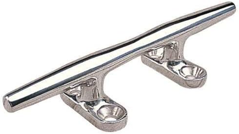 Heavy 316 Stainless Steel Dock Cleat Boat Open Base 5 inch (2PCS) - Image 3