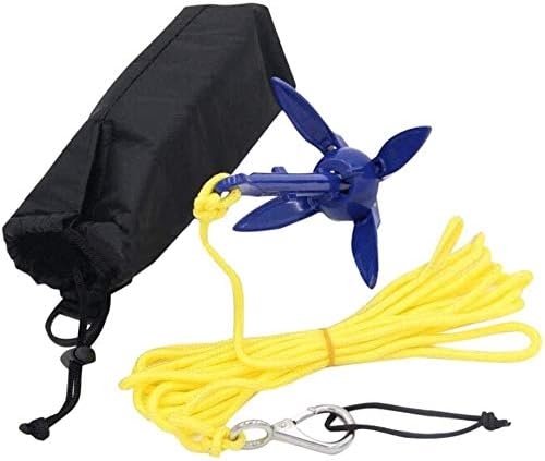 Kayak Anchor Kits 0.53lb (240g) Portable Folding Buoy Kit Canoe Raft Boat Sailboat Fishing Complete Grapnel for Small Boats, Kayaks Etc - Image 1