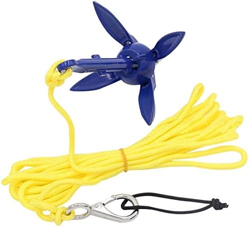 Kayak Anchor Kits 0.53lb (240g) Portable Folding Buoy Kit Canoe Raft Boat Sailboat Fishing Complete Grapnel for Small Boats, Kayaks Etc - Image 4