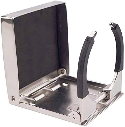 316 Stainless Steel Adjustable Fold Down Cup Drink Holder Marine Boat Caravan Car for Mug up to Dia 3.15