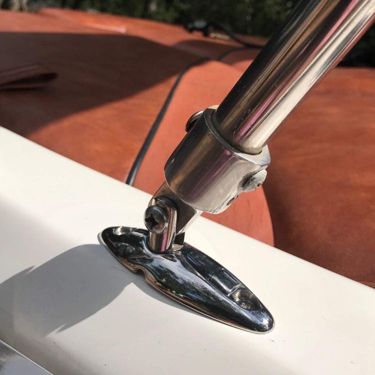 Heavy Duty 360 Degrees Swivel Quick Release Deck Hinge Side Mount 316 Stainless Steel Boat Bimini Top Hardware Without fasterneres - Image 7