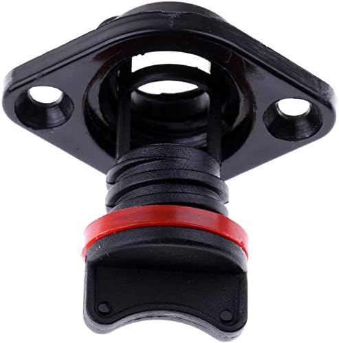25mm 1'' Black Nylon Marine Yacht Drain Plug Bung Socket Sailing Fishing Boat Captive Screw & for Dinghy Kayak Canoes Boats Stop Water Infiltration - Image 4