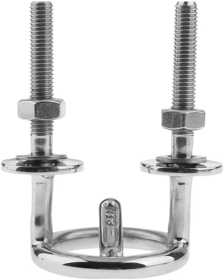Marine Stainless Steel Transom Mount Ski Tow Hook Water Eye Hitch for Boats 2-1/2