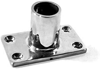 Stainless Steel Boat Rectangular Base Handrail Fittings 90 Degree 1
