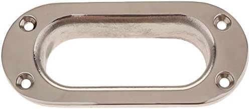 Hawse Pipe Silver Winch Cable Lead Guide Stainless Steel Rectangular Boat Fairlead for Marine Ship Yacht - Image 4