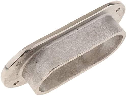 Hawse Pipe Silver Winch Cable Lead Guide Stainless Steel Rectangular Boat Fairlead for Marine Ship Yacht - Image 6