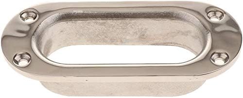 Hawse Pipe Silver Winch Cable Lead Guide Stainless Steel Rectangular Boat Fairlead for Marine Ship Yacht - Image 7