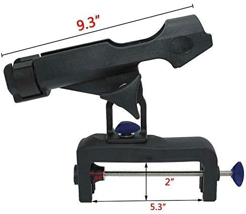 Fishing Boat Rods Holder Adjustable Raft Kayak Rod Pole Stand Bracket Mount Rest Rack Opening 360 Degree 1PCS RH-30 - Image 2