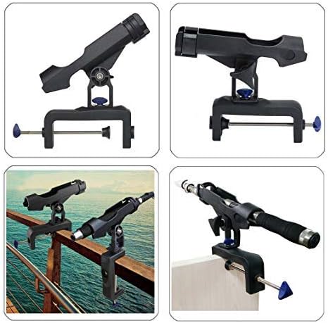 Fishing Boat Rods Holder Adjustable Raft Kayak Rod Pole Stand Bracket Mount Rest Rack Opening 360 Degree 1PCS RH-30 - Image 6