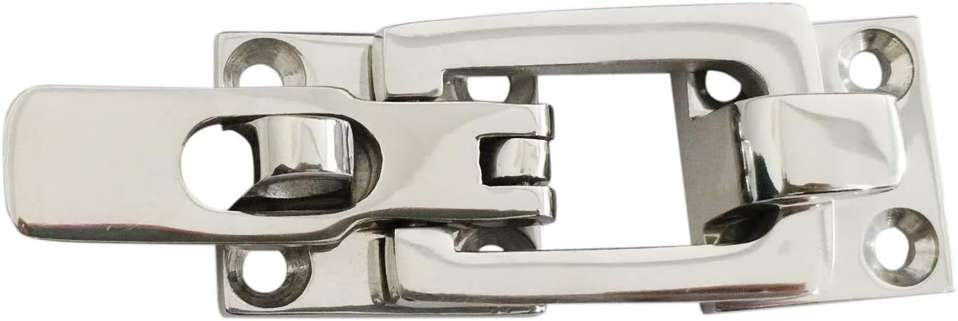 Grade Heavy Dudy 316 Stainless Steel Lockable Latch Marine Boat Door Lock Anti-Rattle Fastener Clamp - Image 4