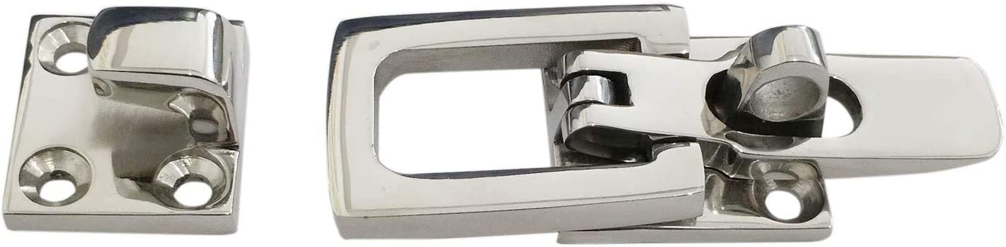 Grade Heavy Dudy 316 Stainless Steel Lockable Latch Marine Boat Door Lock Anti-Rattle Fastener Clamp - Image 5