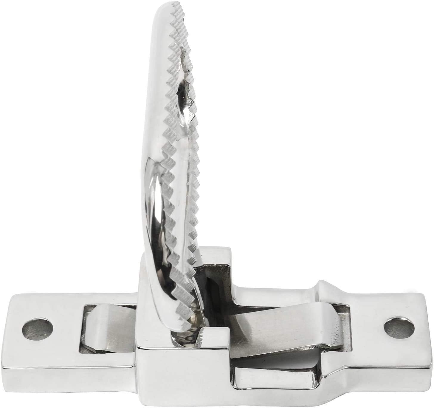 Heavy Duty 316 Stainless Steel Folding Mast Step with Diamond Tread Pattern for Boat,Yacht,Car,Truck - Image 4