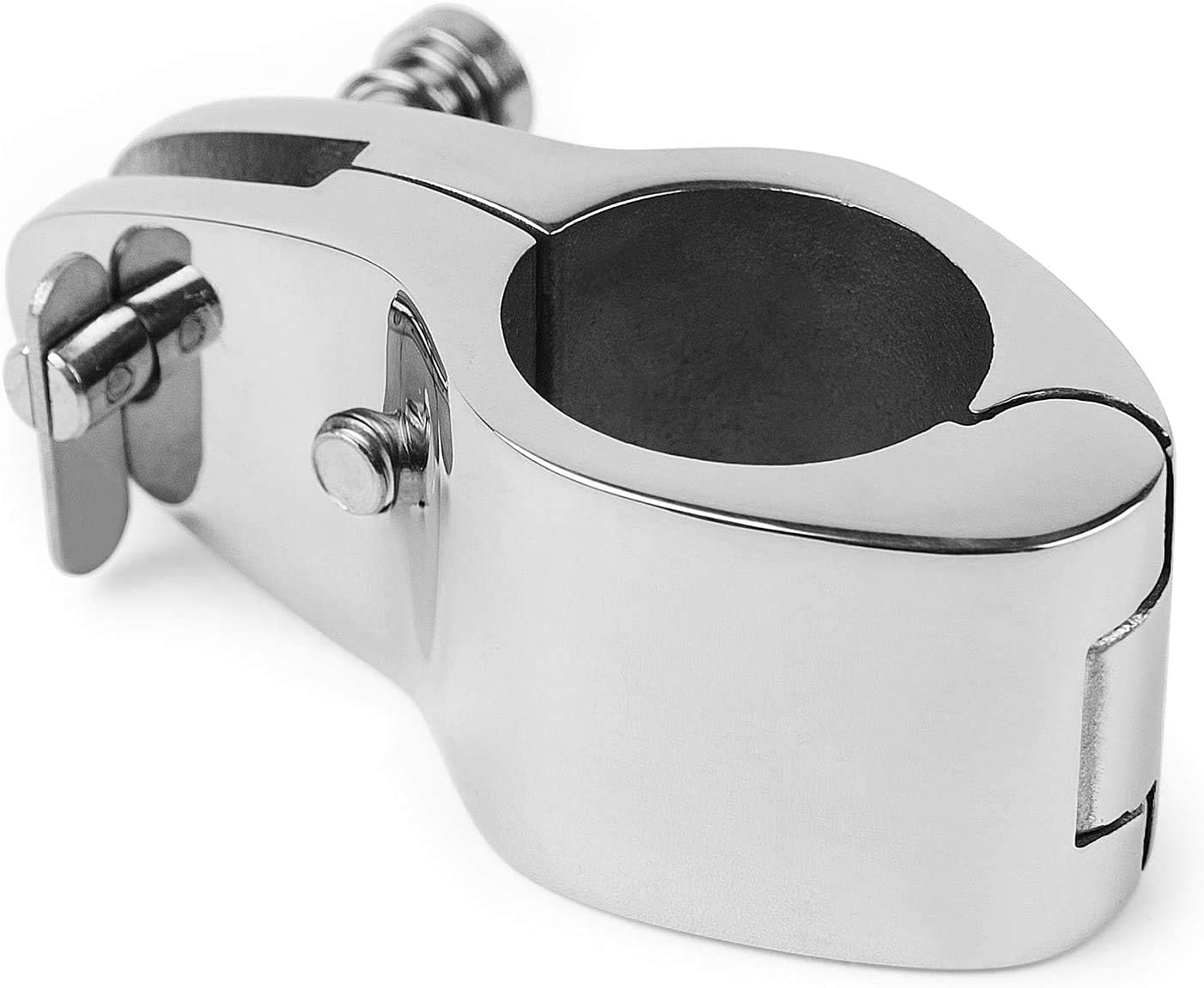 (Set of 2) Stainless Boat Bimini Top Hinged Jaw Slide 1