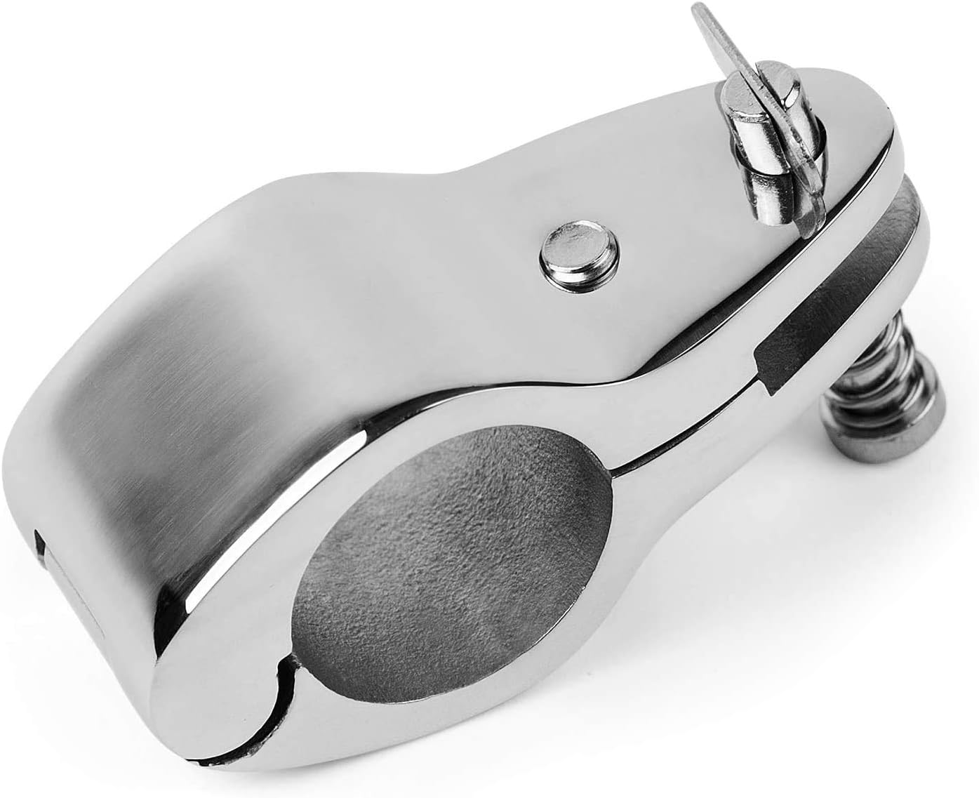 (Set of 2) Stainless Boat Bimini Top Hinged Jaw Slide 1