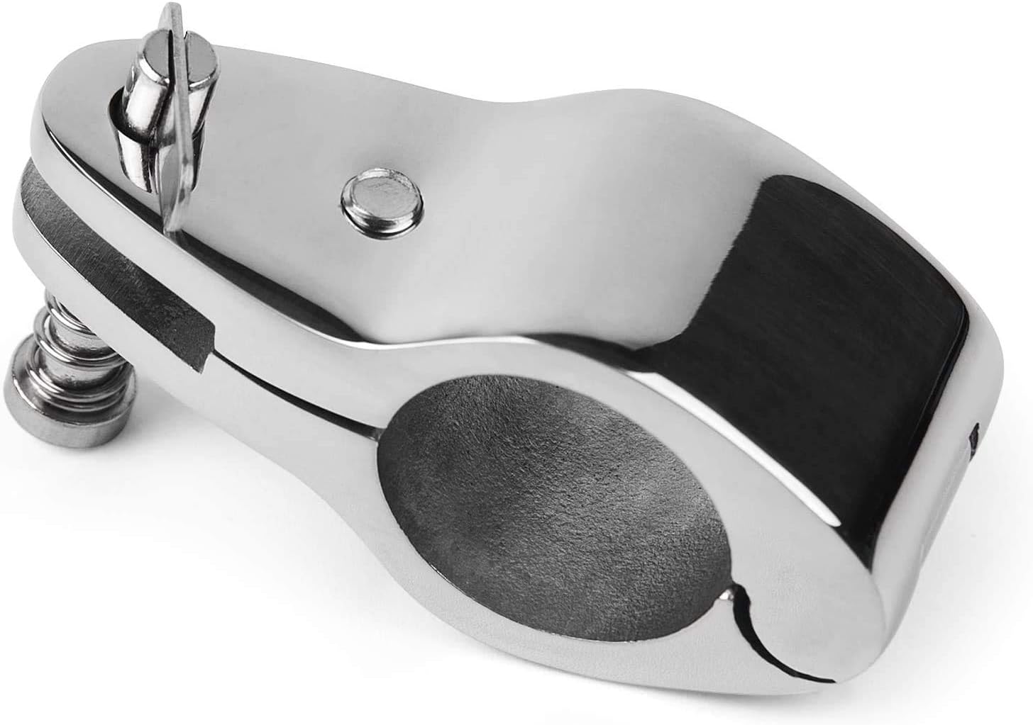 (Set of 2) Stainless Boat Bimini Top Hinged Jaw Slide 1