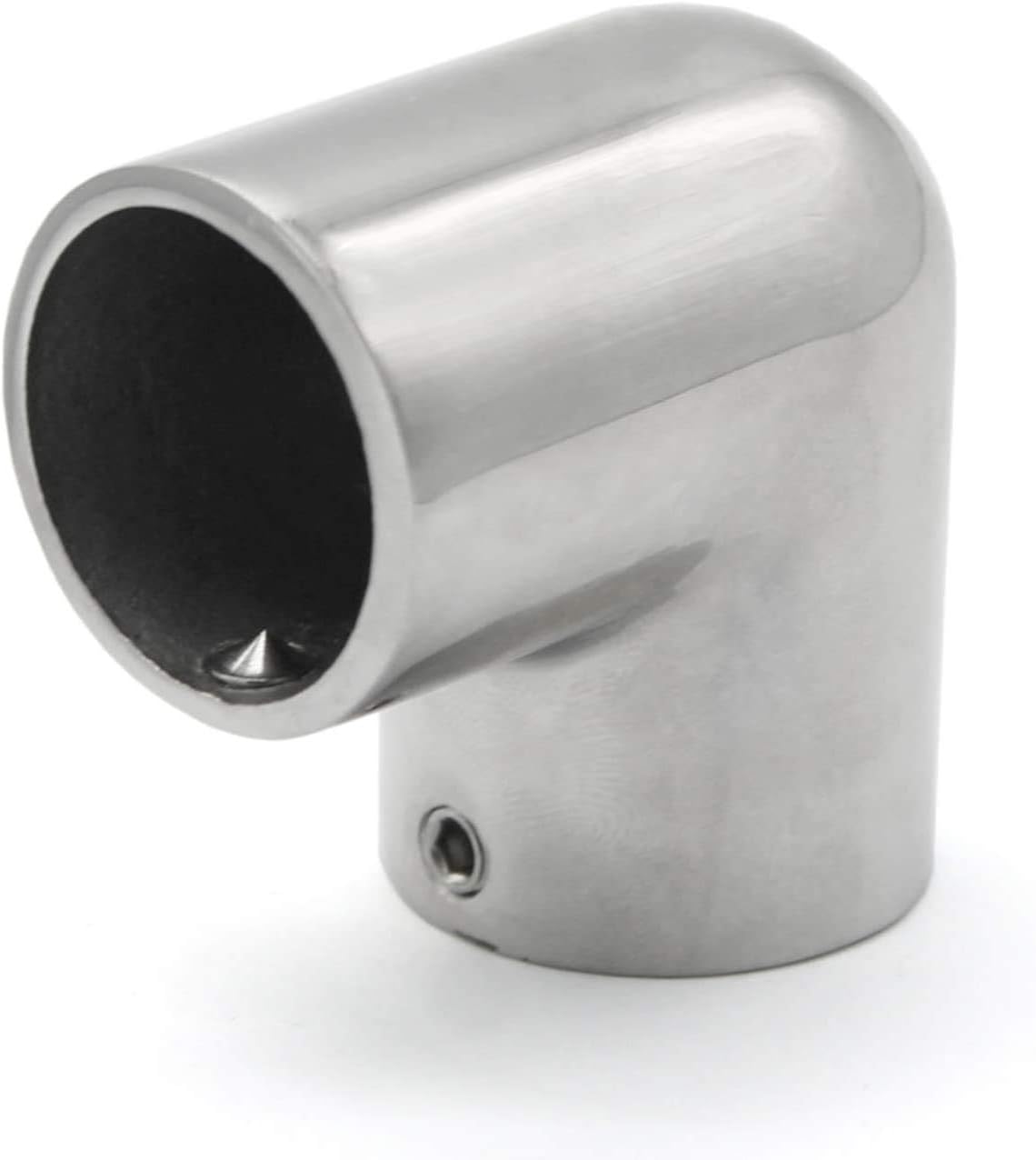 Heavy Dudy Marine Grade 316 Steel Stainless 2 Way Boat Hand Rail Fitting 90 Degree Elbow for 7/8