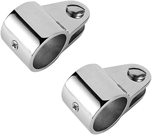 Bimini Top Jaw Slide, 2 PCS Marine Boat Hardware Fitting Stainless Steel Inside Dia 7/8