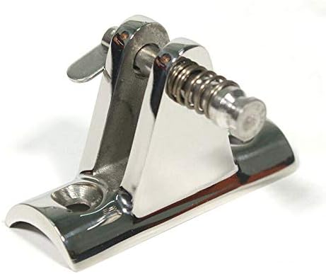 Deck Hinge Boat Bimini Top Fitting 90 Degree Pin Stainless Steel Hot Accessories Marine with Quick Release pins - Image 1