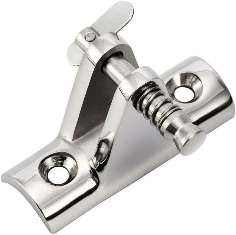 Deck Hinge Boat Bimini Top Fitting 90 Degree Pin Stainless Steel Hot Accessories Marine with Quick Release pins - Image 4