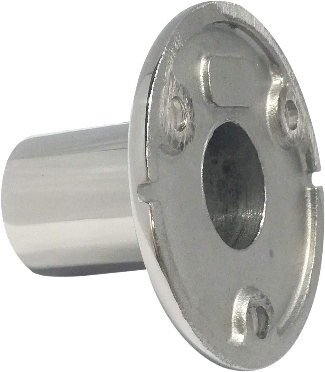 Stainless Steel Boat Round Base Handrail Fittings 90 Degree 1