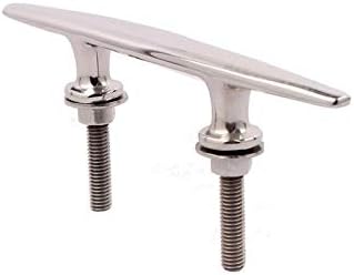 Boat Stainless Steel 316 Stud Mount Cleat 6inch … - Image 1