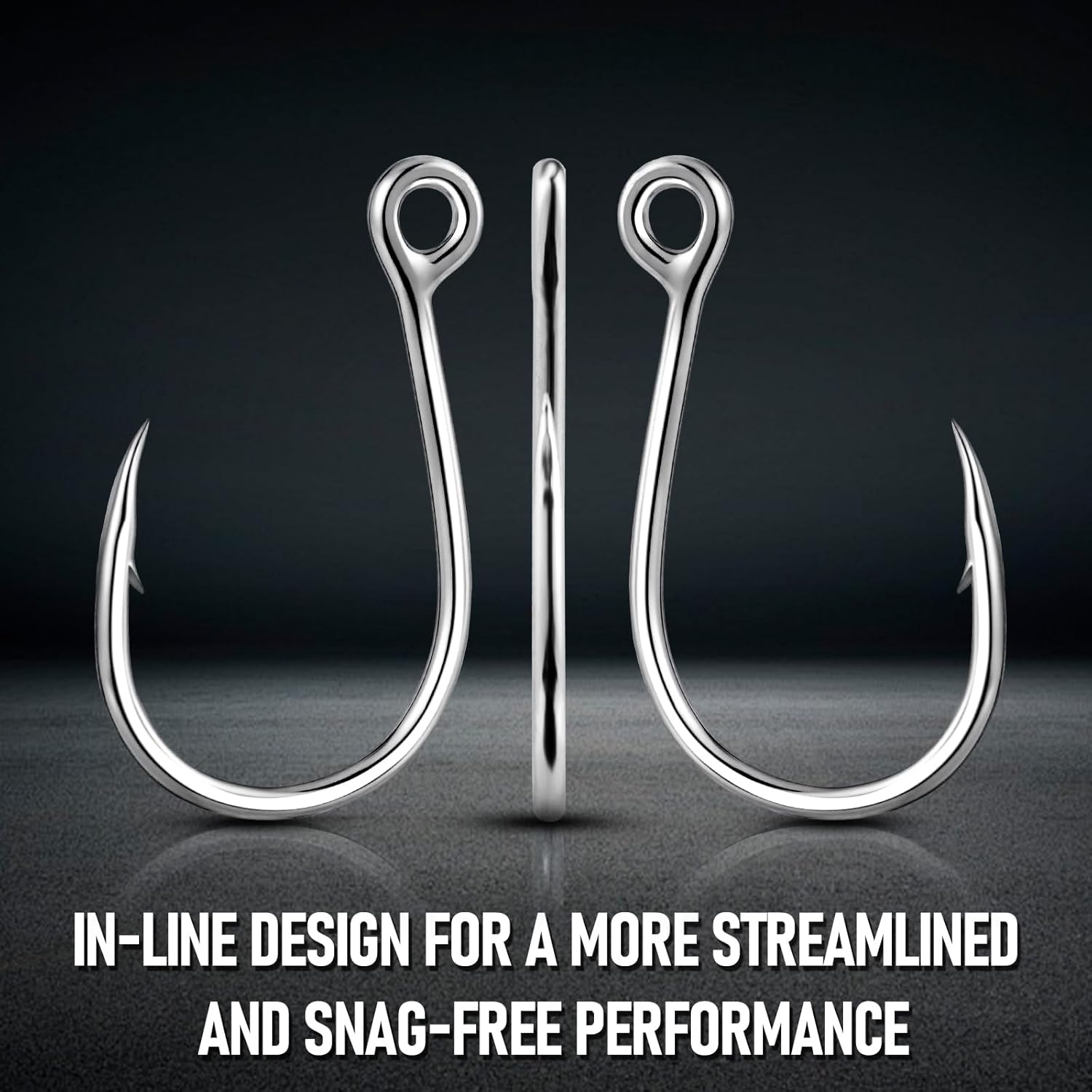 10-Pack Inline Hooks 5X Strong Single Replacement Hook for Hard Baits, High Carbon Steel Heavy Duty Welded Eye Fishing Hooks, Jigging Freshwater Saltwater Trolling Tackle  #3/0 - Image 5