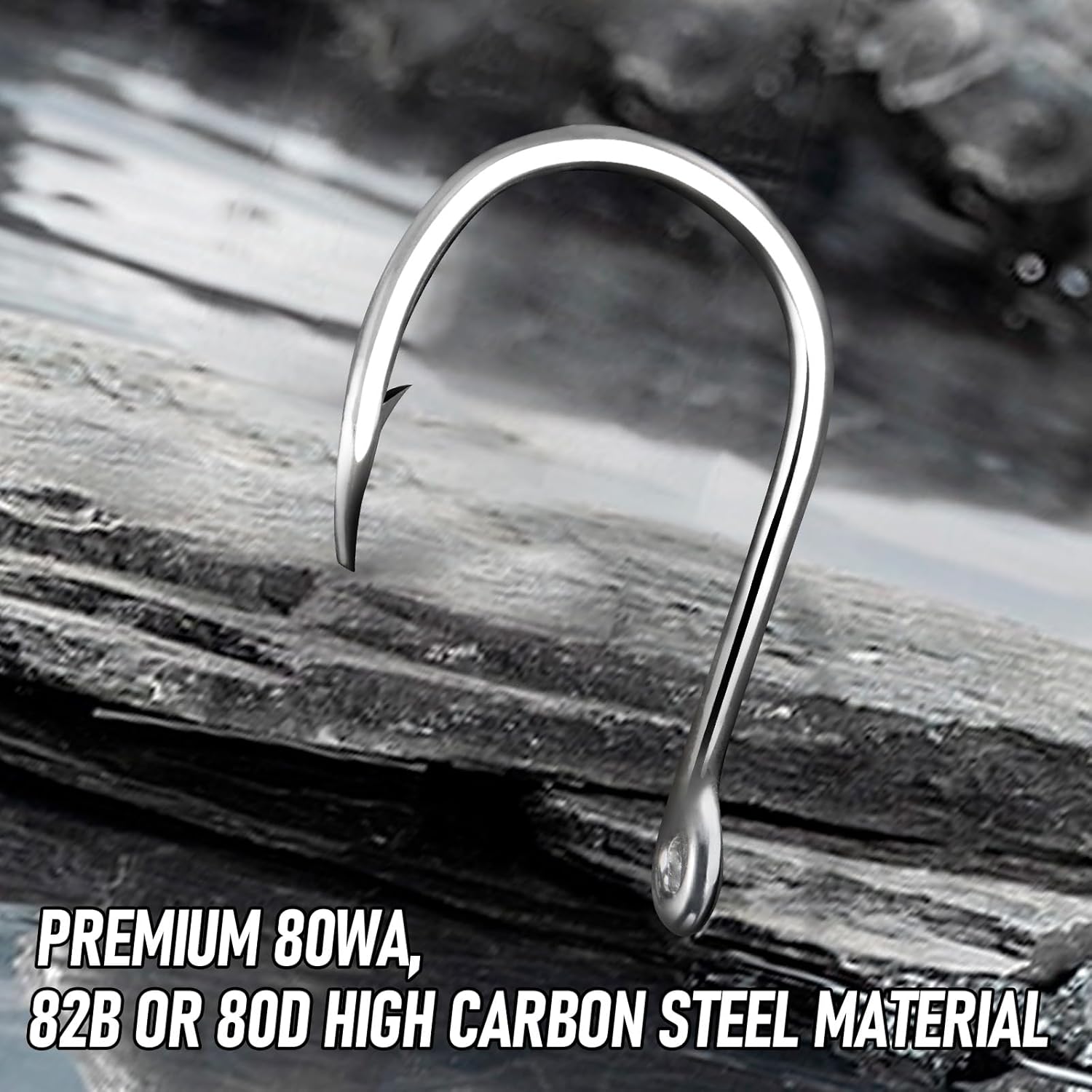 Fishing Circle Hooks 5X Strong Catfish Octopus Livebait Hooks, High Carbon Steel Welded Hook Jigging Replacement for Freshwater Saltwater Trolling Tackle Tuna, Marlin, Wahoo  #4/0 - 10 Pack - Image 4