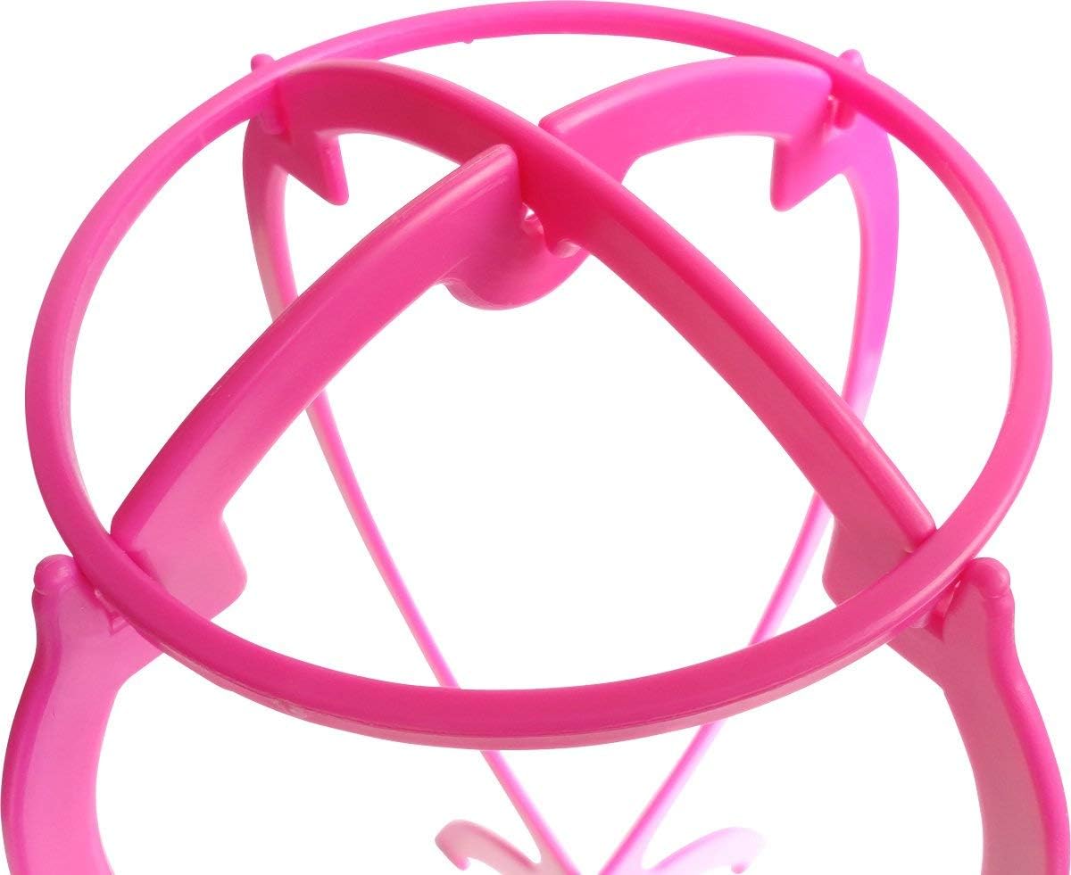 Wig Stand for Wigs, Plastic Holder, Pink 1 PCS - Image 3