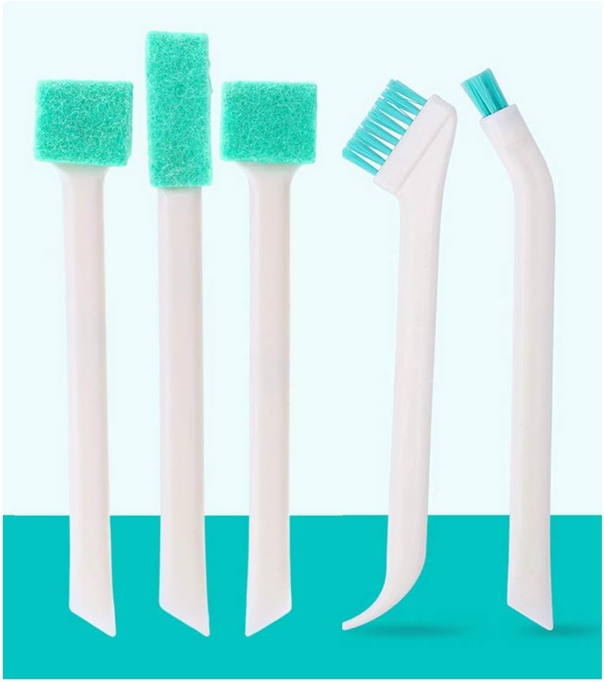 5Pcs Household Cleaning Brushes,Precision Brush Kit/Cleaning Tools, for Corner Stain Dirt Clean Brush,Deep Detail Crevice Cleaner Set,ABS+Non-Woven 5Pcs/Set - Image 1