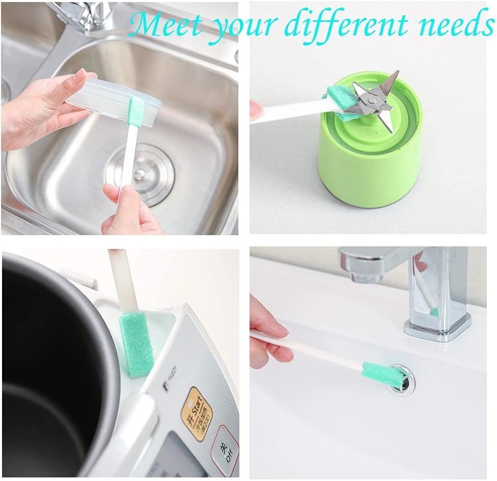 5Pcs Household Cleaning Brushes,Precision Brush Kit/Cleaning Tools, for Corner Stain Dirt Clean Brush,Deep Detail Crevice Cleaner Set,ABS+Non-Woven 5Pcs/Set - Image 5