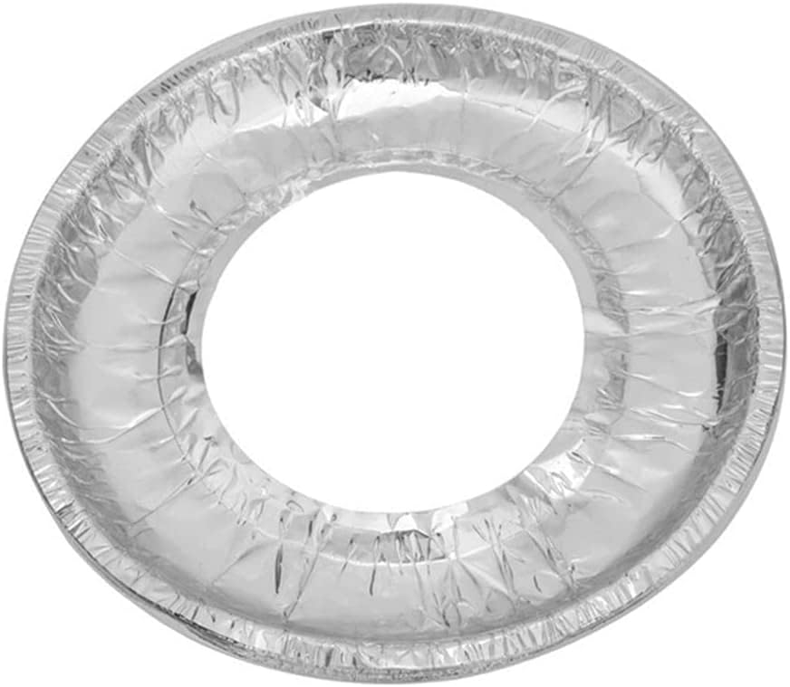 10 Pcs Round Aluminum Foil Stove Burner Covers Disposable Heavy Thick Quality Bib Liners Drip Pans Gas Range Top Protectors Accessories - Image 1