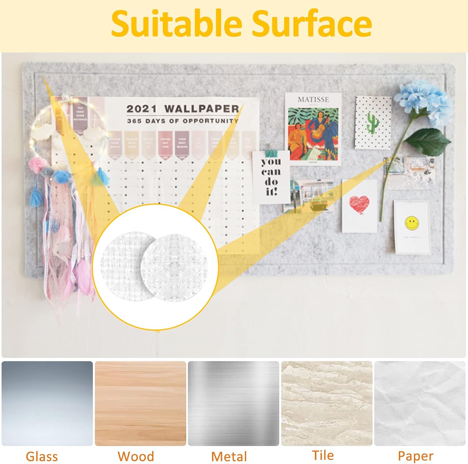 1008 Self-Adhesive Hook and Loop Dots - Petluno 10mm White Hook and Loop Stick on Dots, Round Hook and Loop Fasteners, Self Adhesive Hook and Loop Tape Strips for School Learning Materials, Christmas Cards, Binder Wallets 504 - Image 5