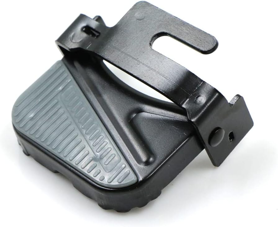 Bike rear pedal folding pedal footrest - mountain bike trekking cycling bike accessories pedals resin universal pegs footrest axle extension foot pedal rear black 1 pair 9.1 x 9.4 cm - Image 5