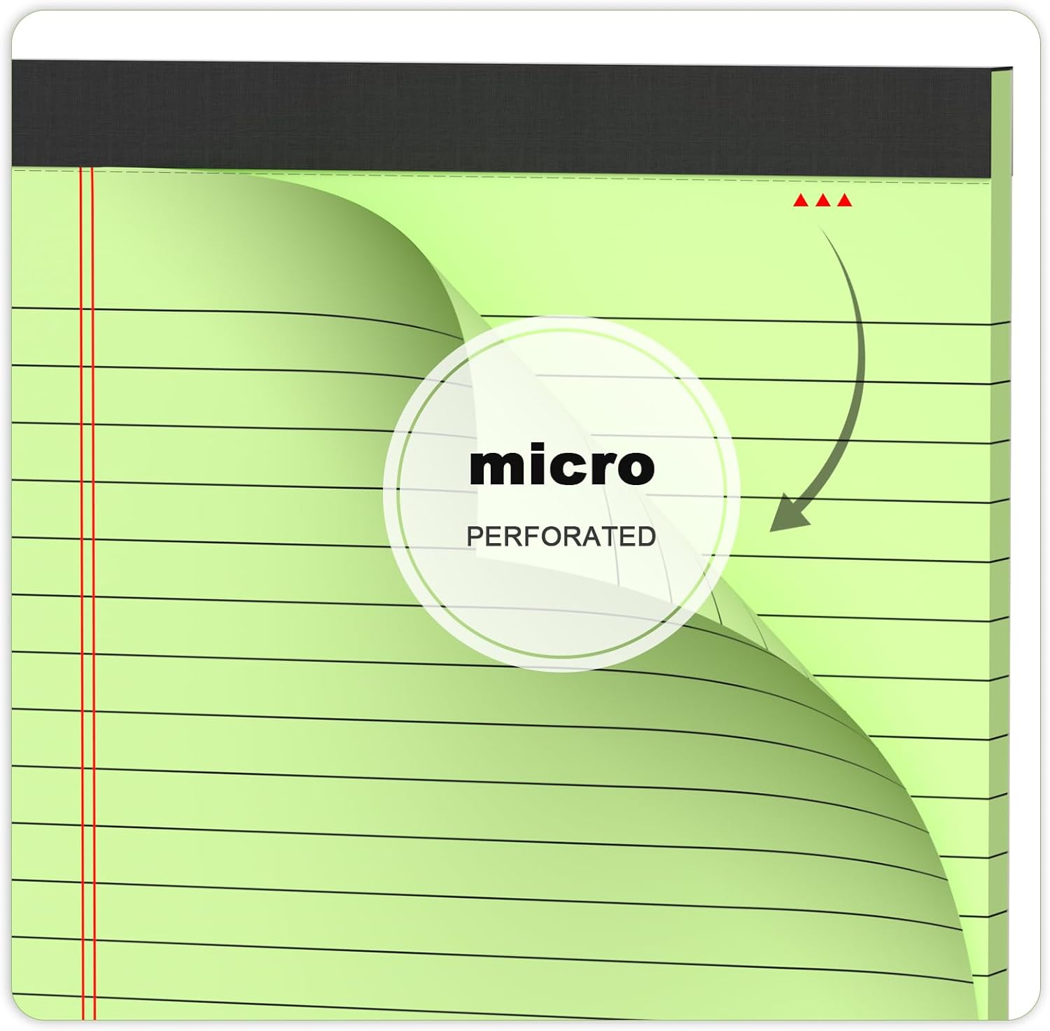 5pcs Small Note Pads 5x8 Notebook College Ruled Legal Color Notepads 5 Pack Study Back Writing x 8 Perforated Narrow of Paper for School & Office Supplies 30 Sheets/Pack Multicolor - Image 5