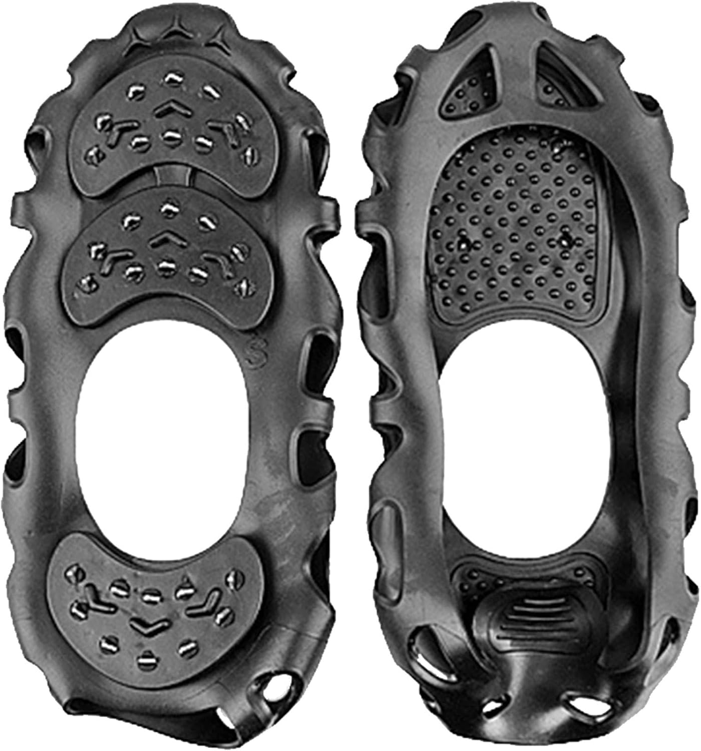 Ice Cleats, Cleats Traction, Alloy Studs Spikes, Shoe Spikes for Snow, Grips Ice, Outdoor Roofing Boots, Ideal for Winter Hiking, Climbing, and Fishing Activities - Image 1