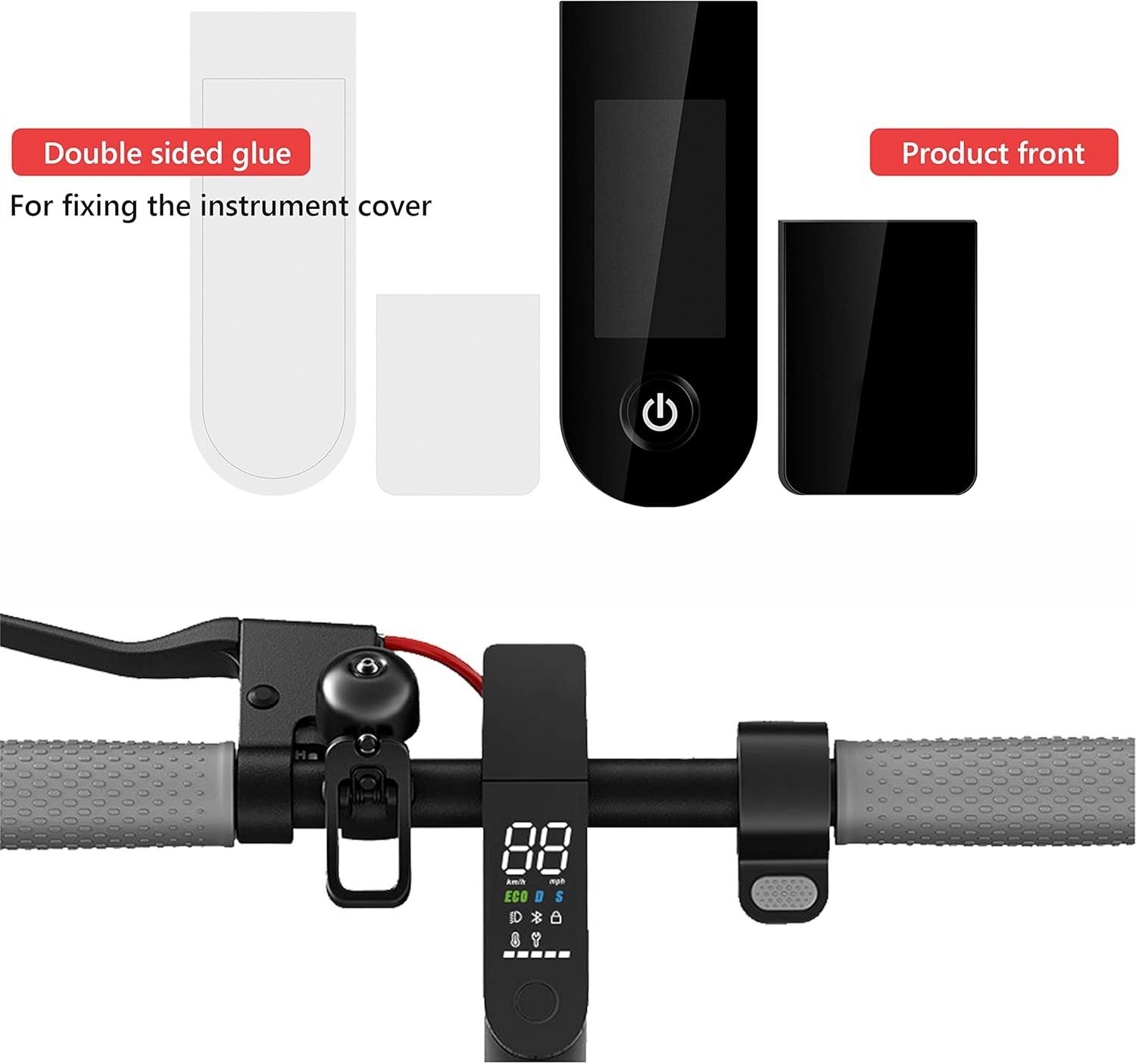 Scooter Protective Plate Dashboard Cover Display Housing Replacement for Xiaomi 1S M365 Pro Essential Electric Scooter - Image 3
