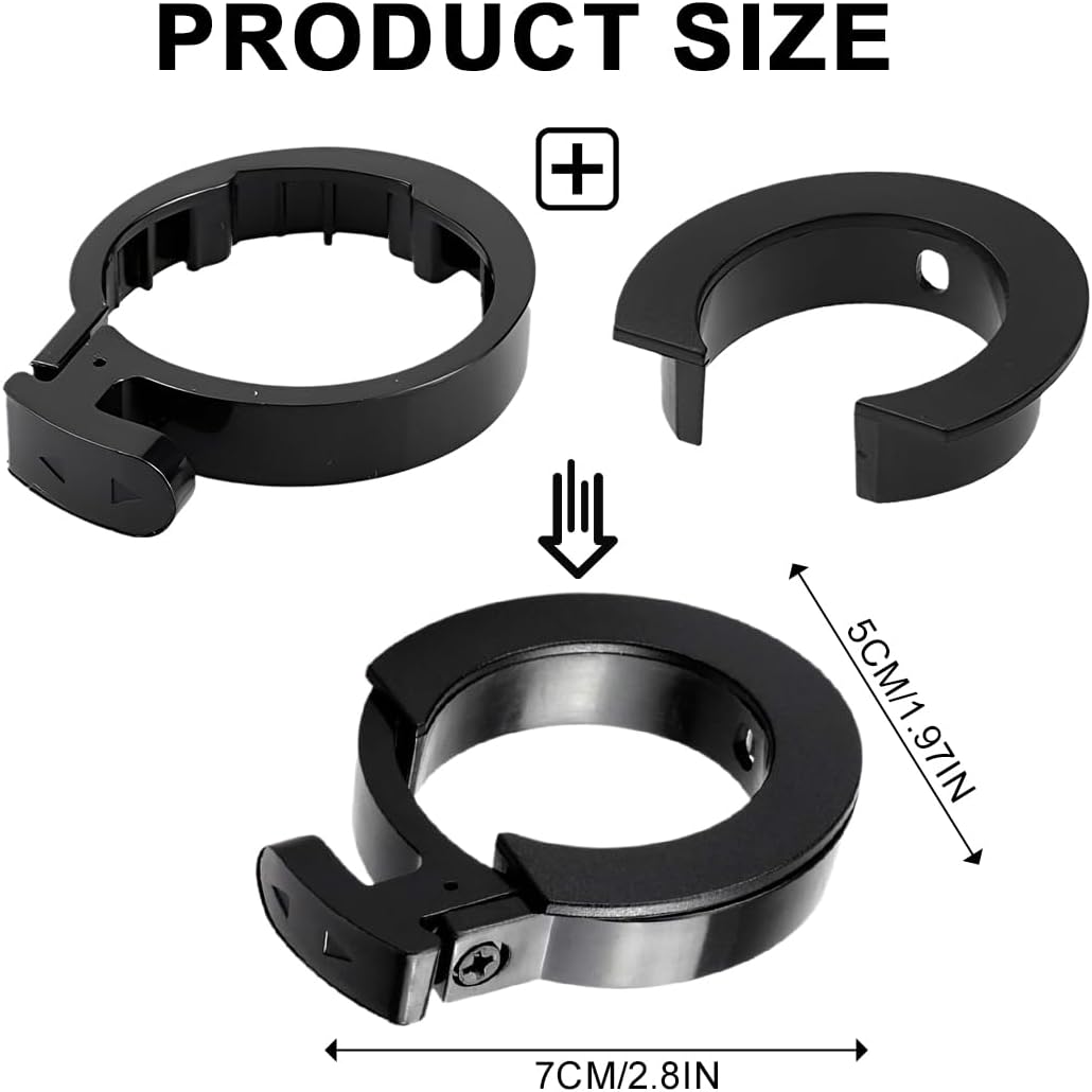 2 pieces scooter lock ring clasp front round locking ring outer lock ring electrical parts for Xiaomi Mijia M365 - Image 2