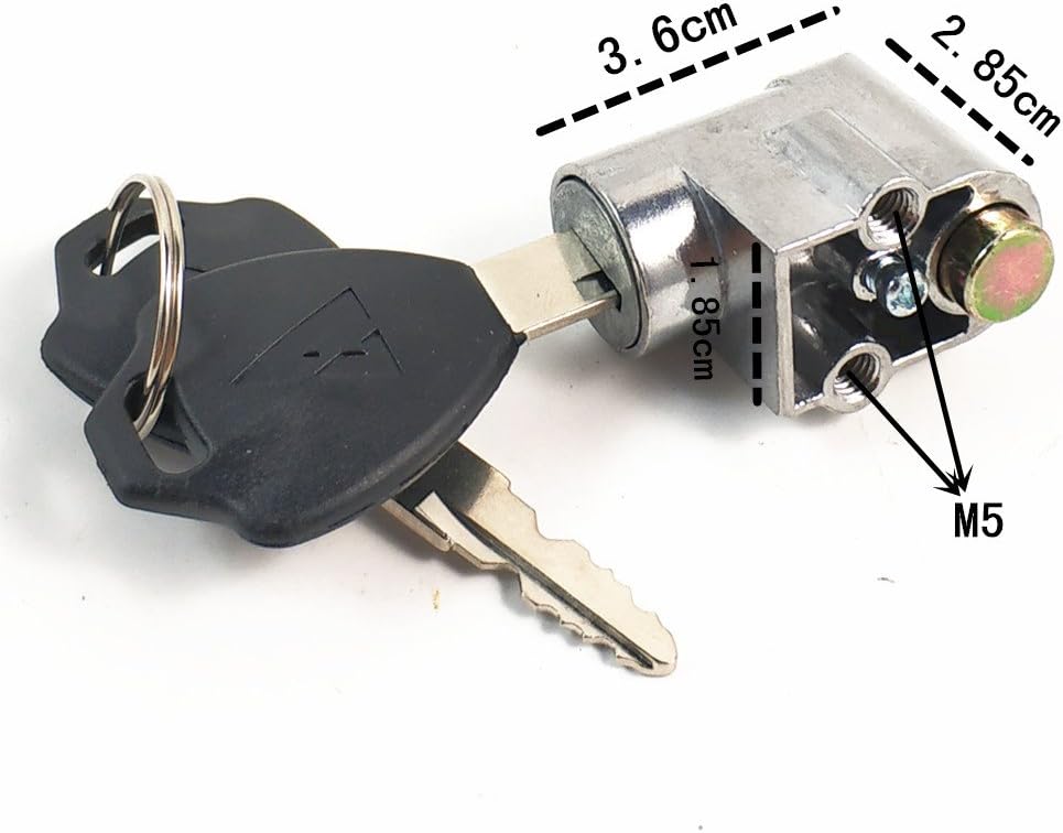 2-button lock, suitable for e-bike, electric bike, scooter, safe, locker - Image 2