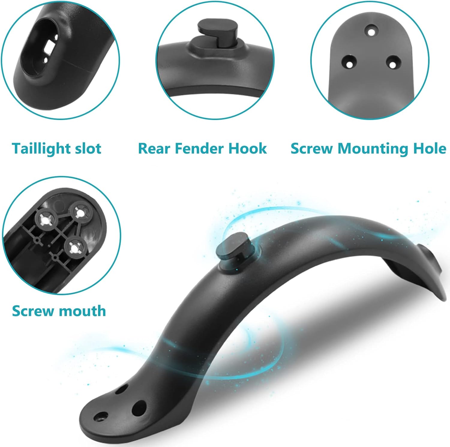 Electric mudguard, rear mudguard holder, spare scooter, accessories, with tools Xiaomi M365/M365 Pro - Image 2