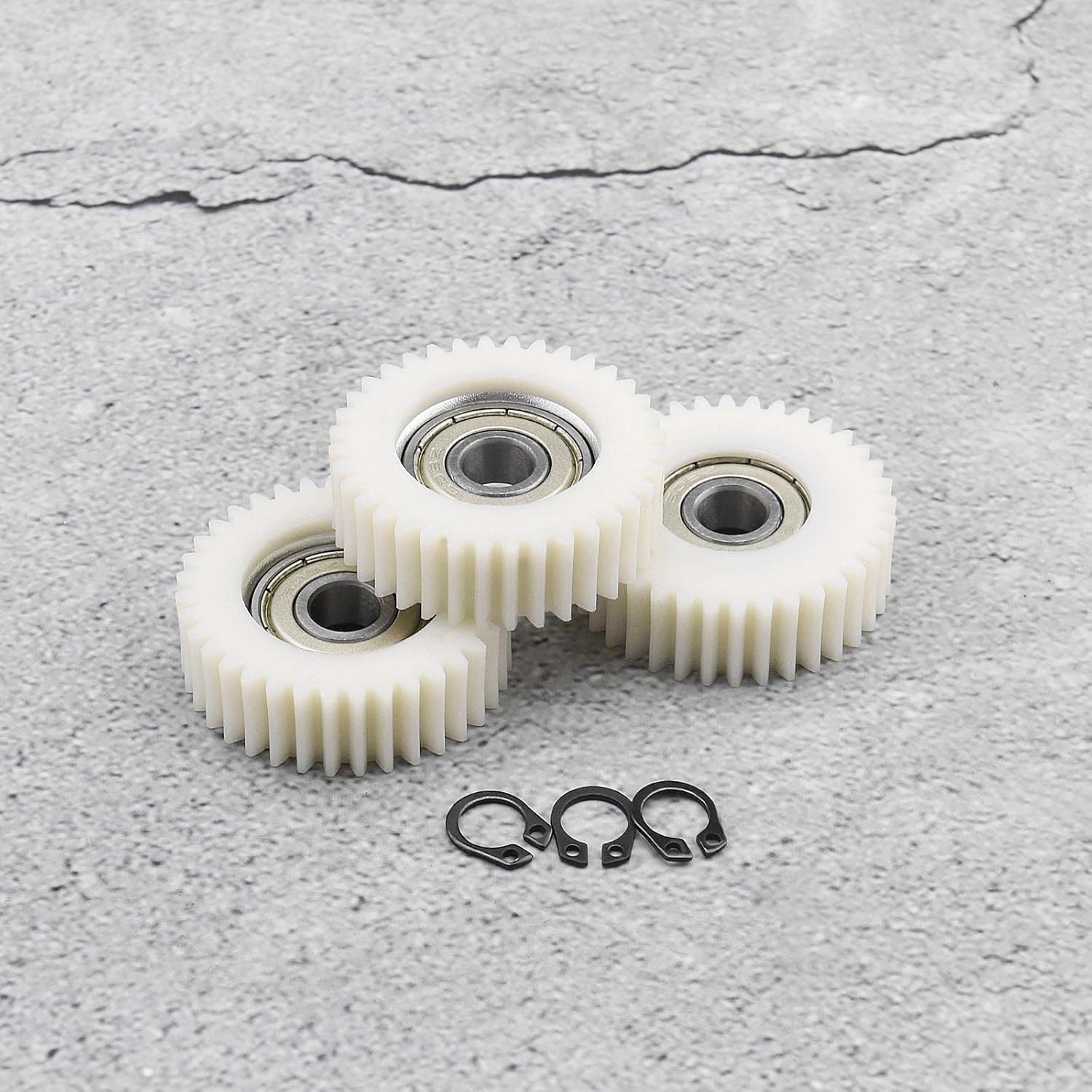 3PCS 36 Tooth E-Bike Wheel Hub Motor Planetary Gears with Bearing Compatible Petluno 38mm Diameter Nylon Gear - Image 7