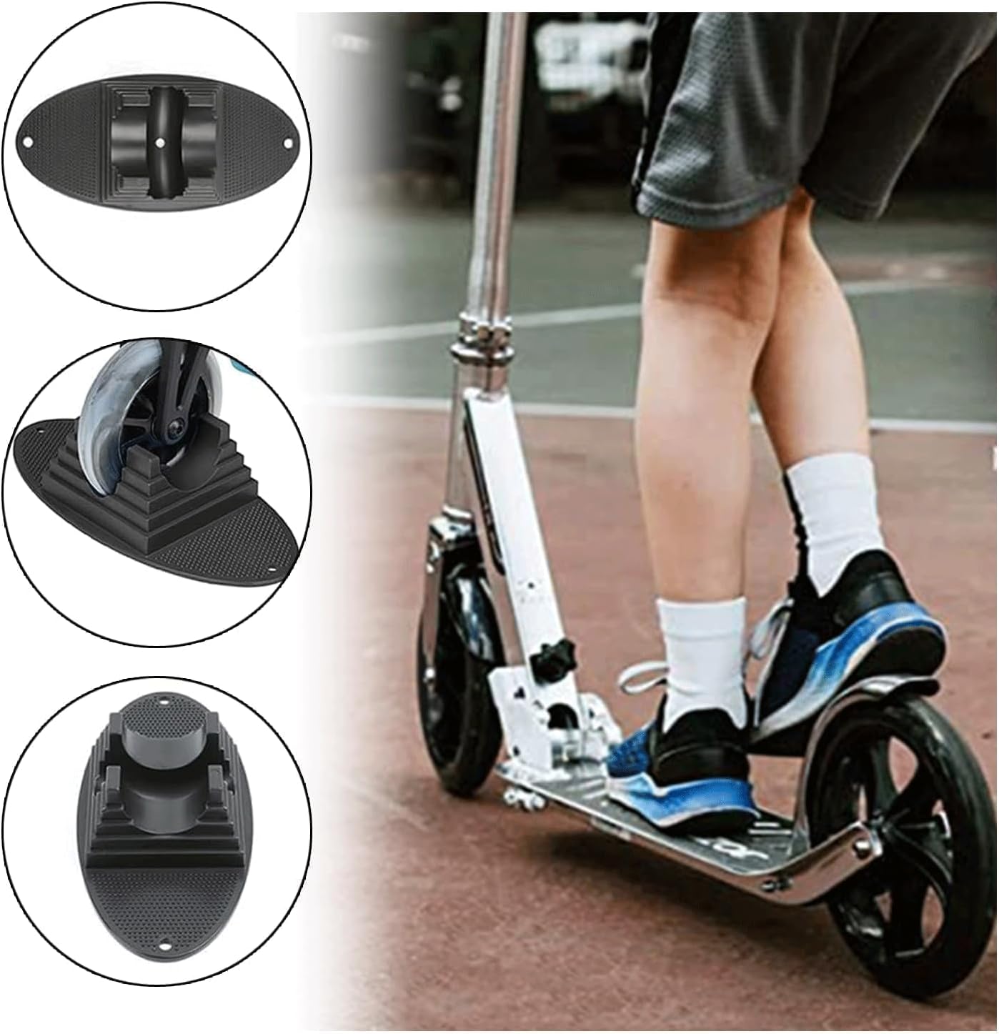 Universal kickstand, 2 pieces, for wheels from 90 mm to 120 mm, stunt kickstand, extra stable stand, professional scooter kickstand, freestyle kickstand, stunt kickstand - Image 3