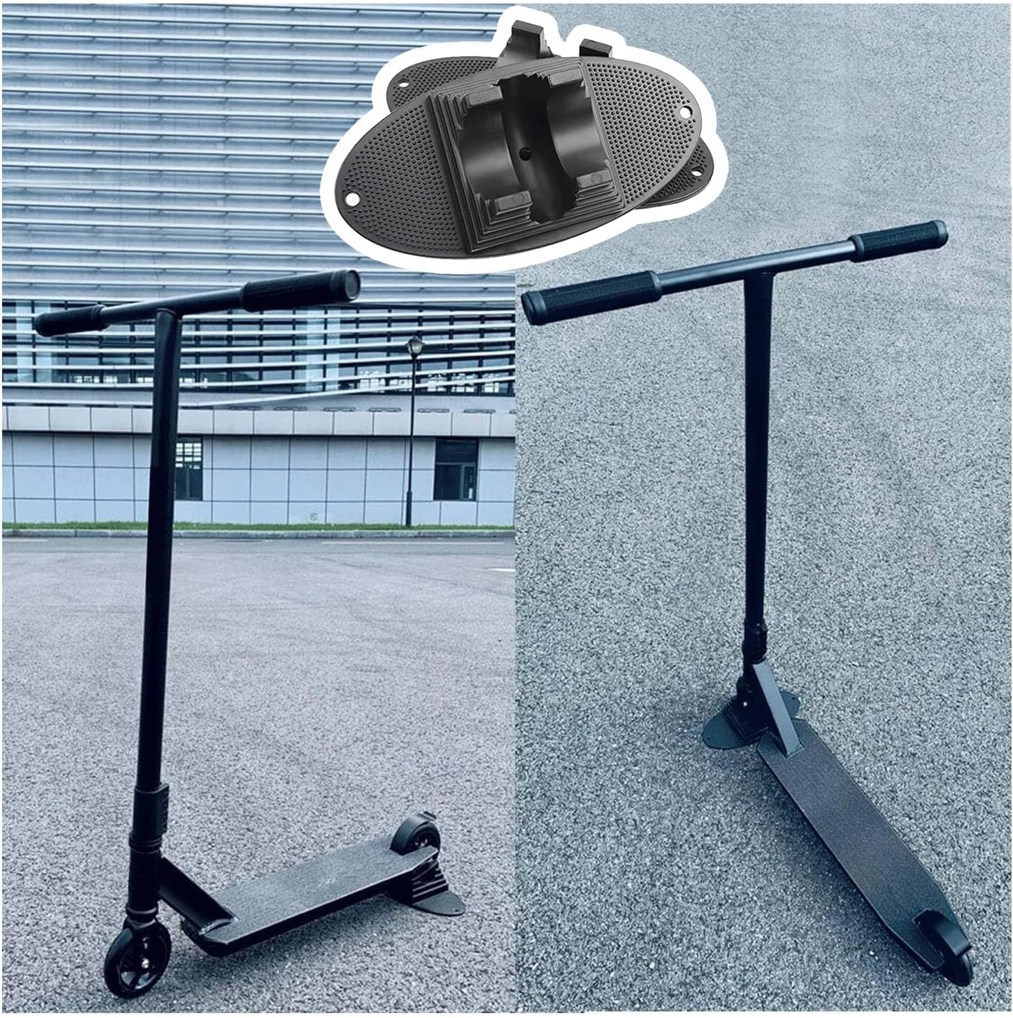 Universal kickstand, 2 pieces, for wheels from 90 mm to 120 mm, stunt kickstand, extra stable stand, professional scooter kickstand, freestyle kickstand, stunt kickstand - Image 5
