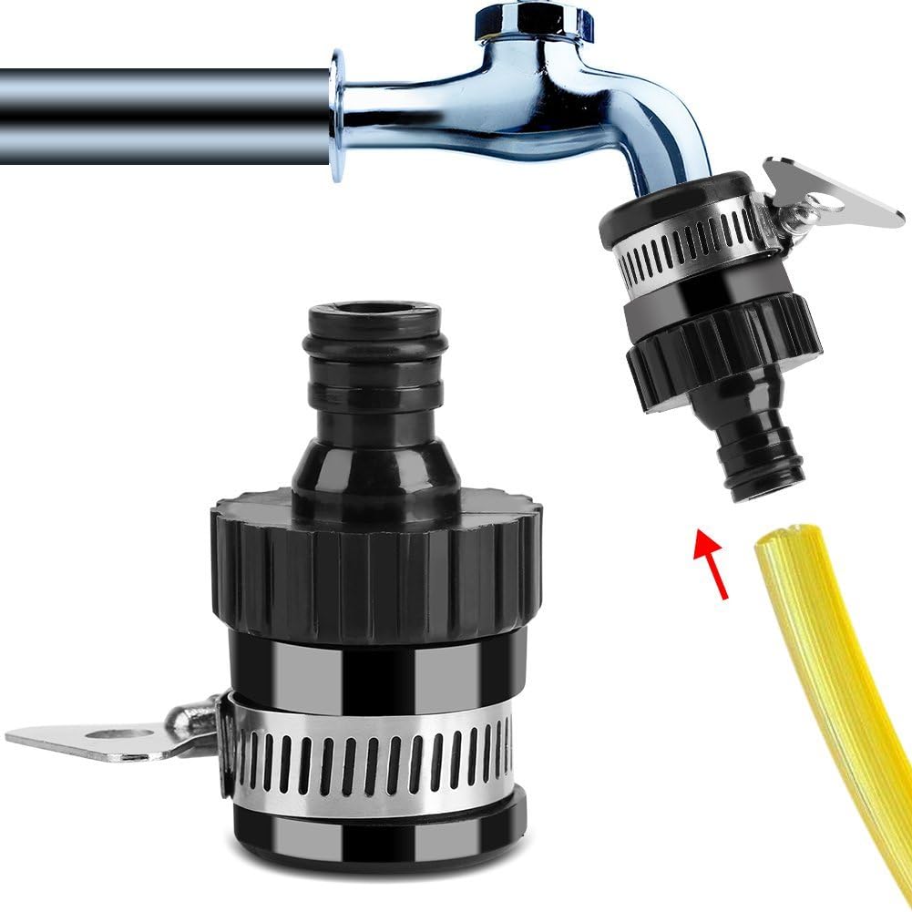 Tik Connector Universal Adjustable Adapter Hose Pipe Fitting for Kitchen Gardening Car Washing Cleaning - Image 3