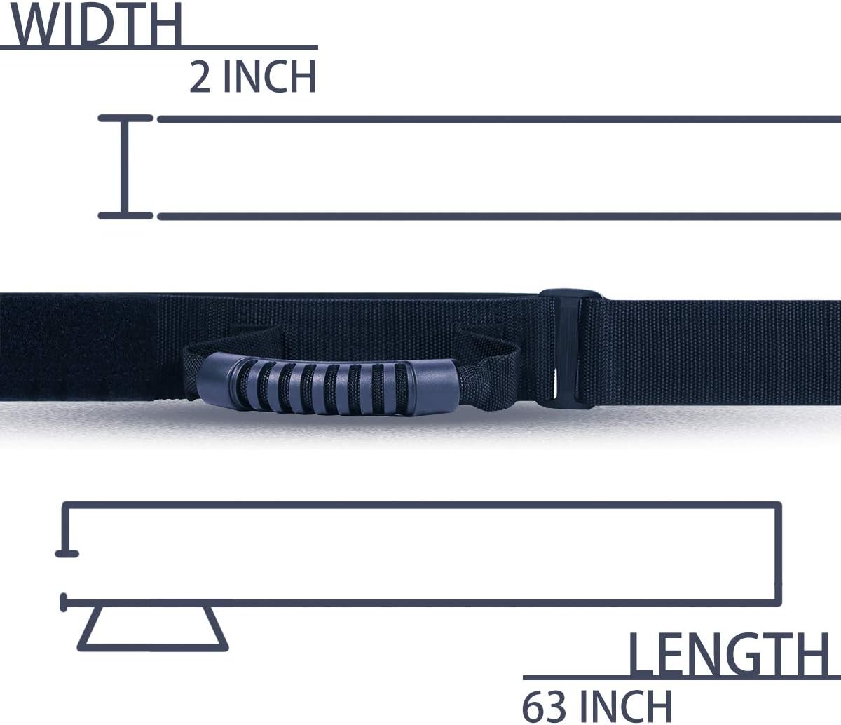 Heavy Duty Luggage Strap Holder for bulky items with XL handle Tie Down Adjustable strap Cinches Tight a secure grip Max load 155 lbs Ideal for large items when traveling - Image 6