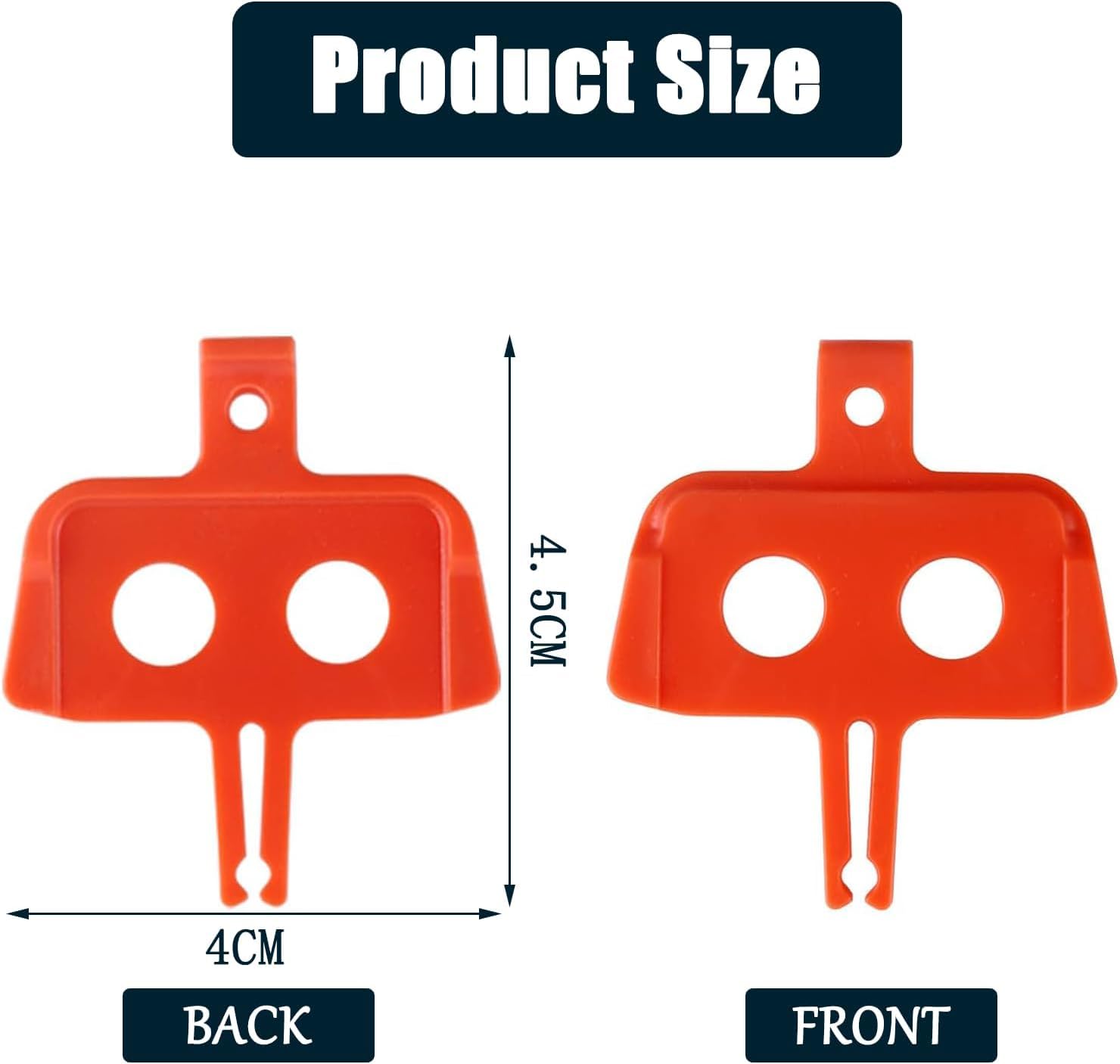 10Pcs Bike Disc Brake Spacers, Hydraulic Pad Spreader Insert Repair Tool for Road Bike & Mountain Bike, Component - Image 2